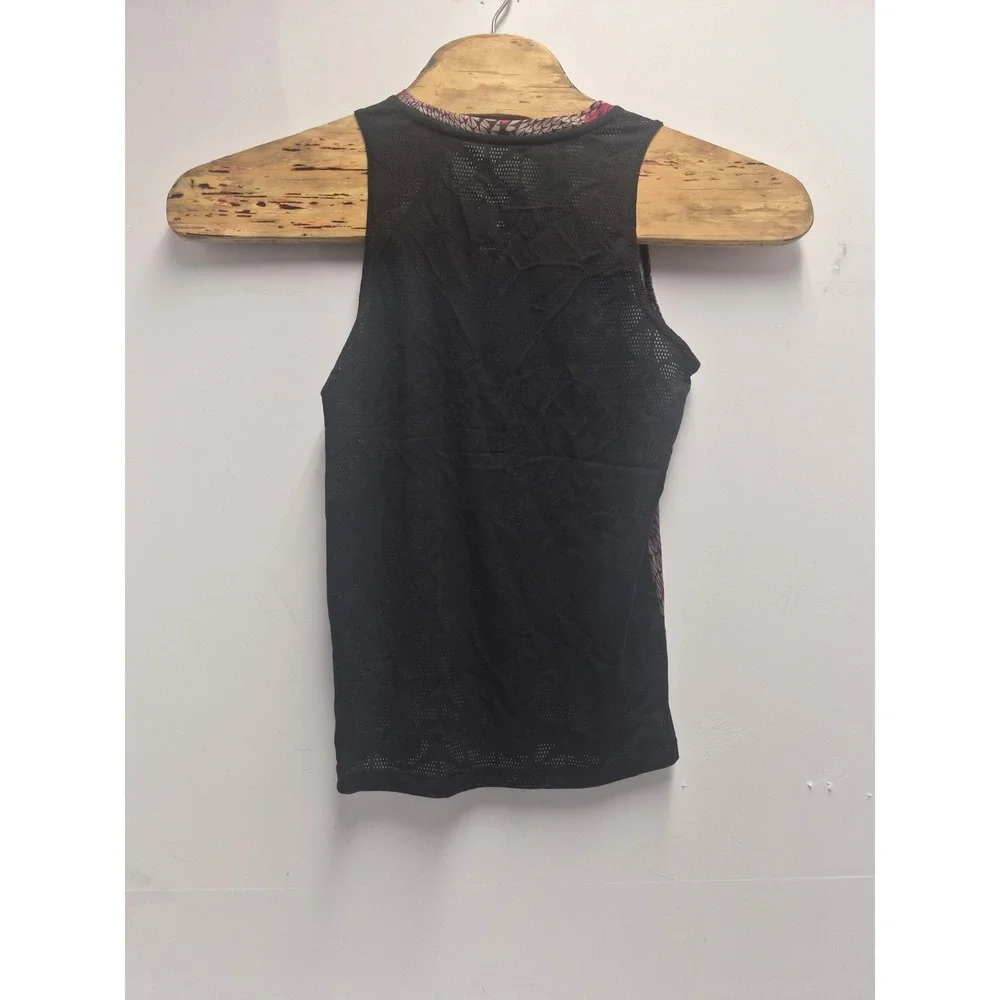AIR JORDAN Mens Dri Fit Basketball Tank Large Black W/ Red NBA Shirt - Picture 4 of 7